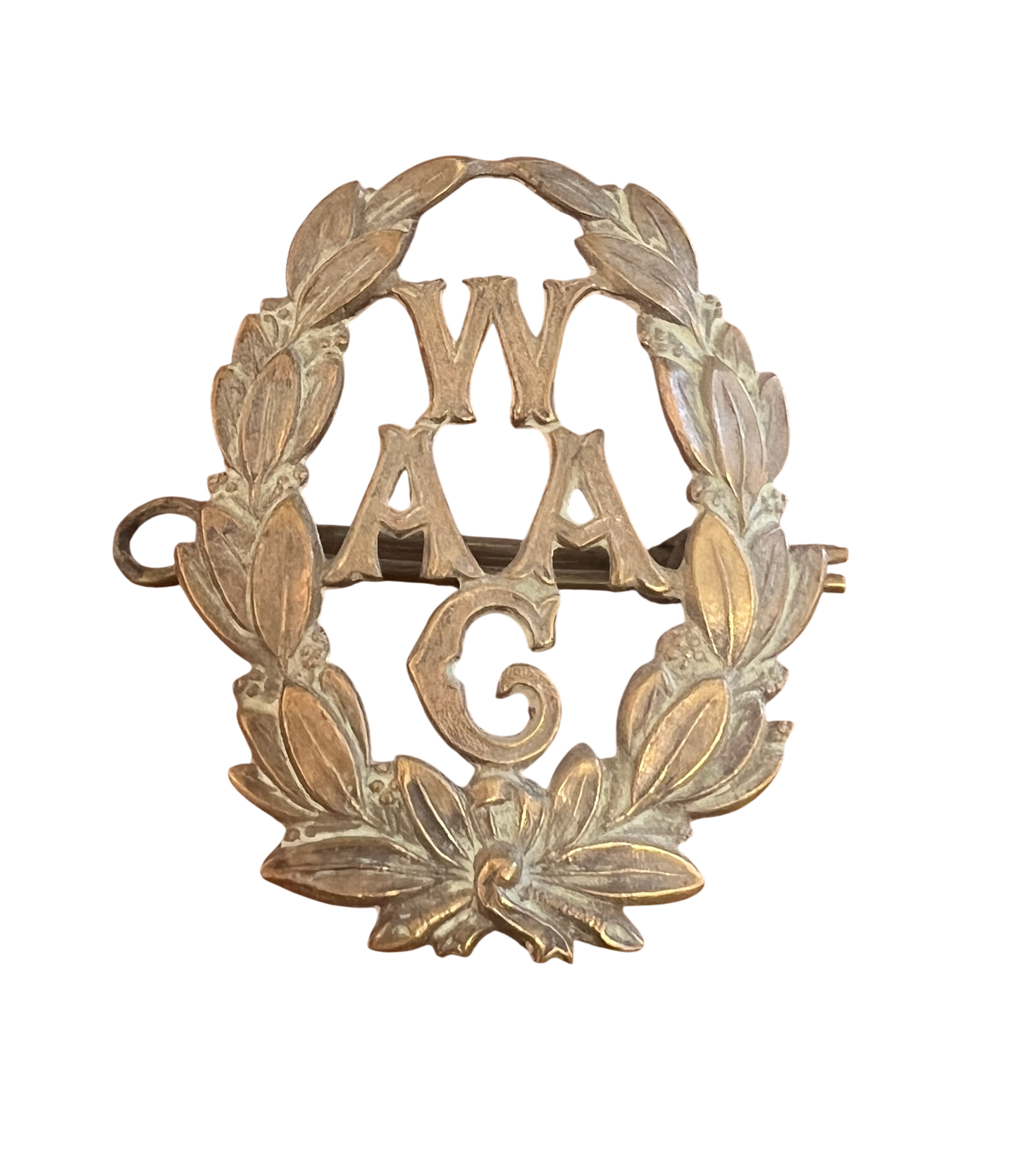 Rare WW1 Women’s Army Auxiliary Corps (WAAC) Numbered Cap Badge – J.R. Gaunt London (G10597)