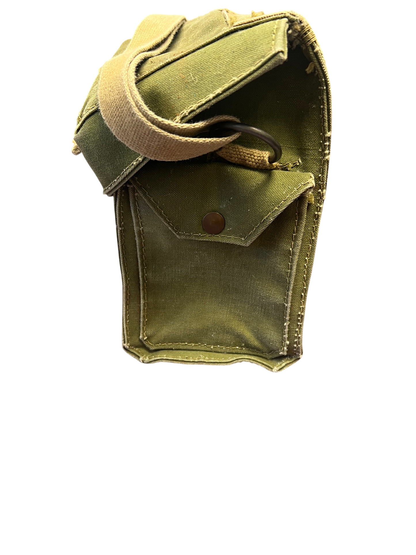 Original WWII British Army Respirator Haversack Light Mk II – 1943 Dated (G&S)