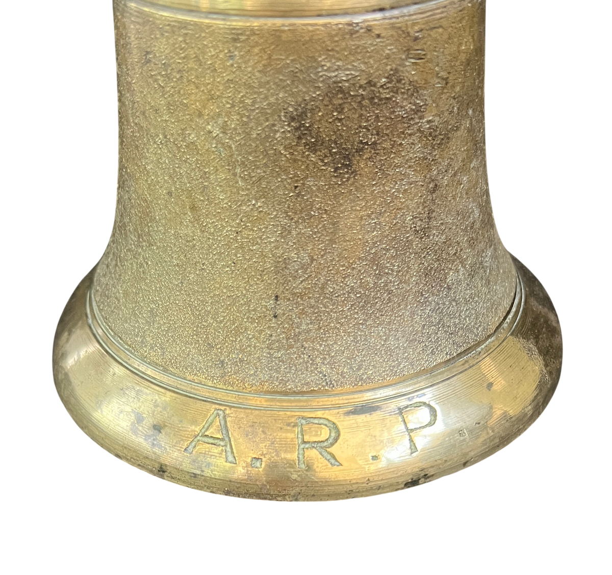 Rare, Fully Marked, WWII ARP Warden's Handbell by James Barwell Ltd. of Birmingham