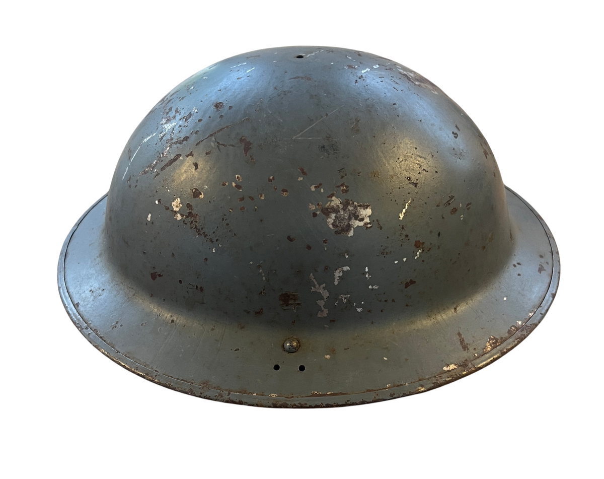Original WWII British Mk II No. 2B Home Front Steel Helmet Shell