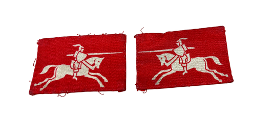 Pair of WW2 British 8th Corps Formation Badges