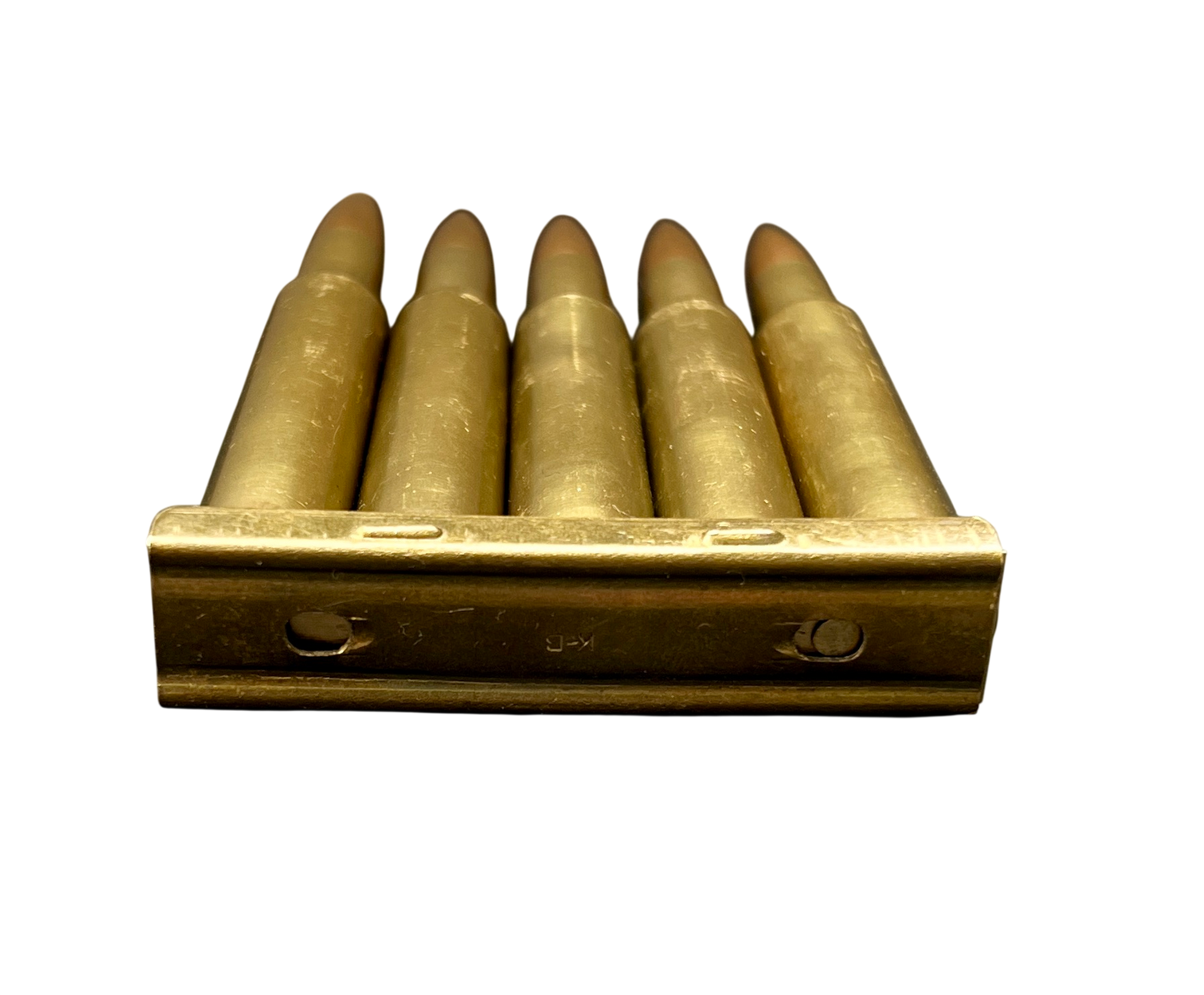 5 x Original WW2 Inert French 7.5x54mm Rounds on Clip for the MAS 36 Rifle.