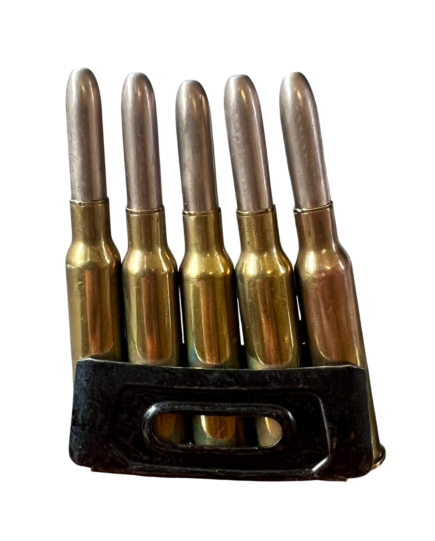 Portuguese 5 Round En-bloc clip of 6.5×53mmR Inert Ammunition