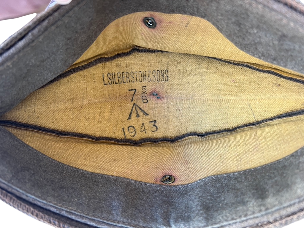 Rare Large Size WW2 British Army O.Rs Field Service Cap – 1943 Dated