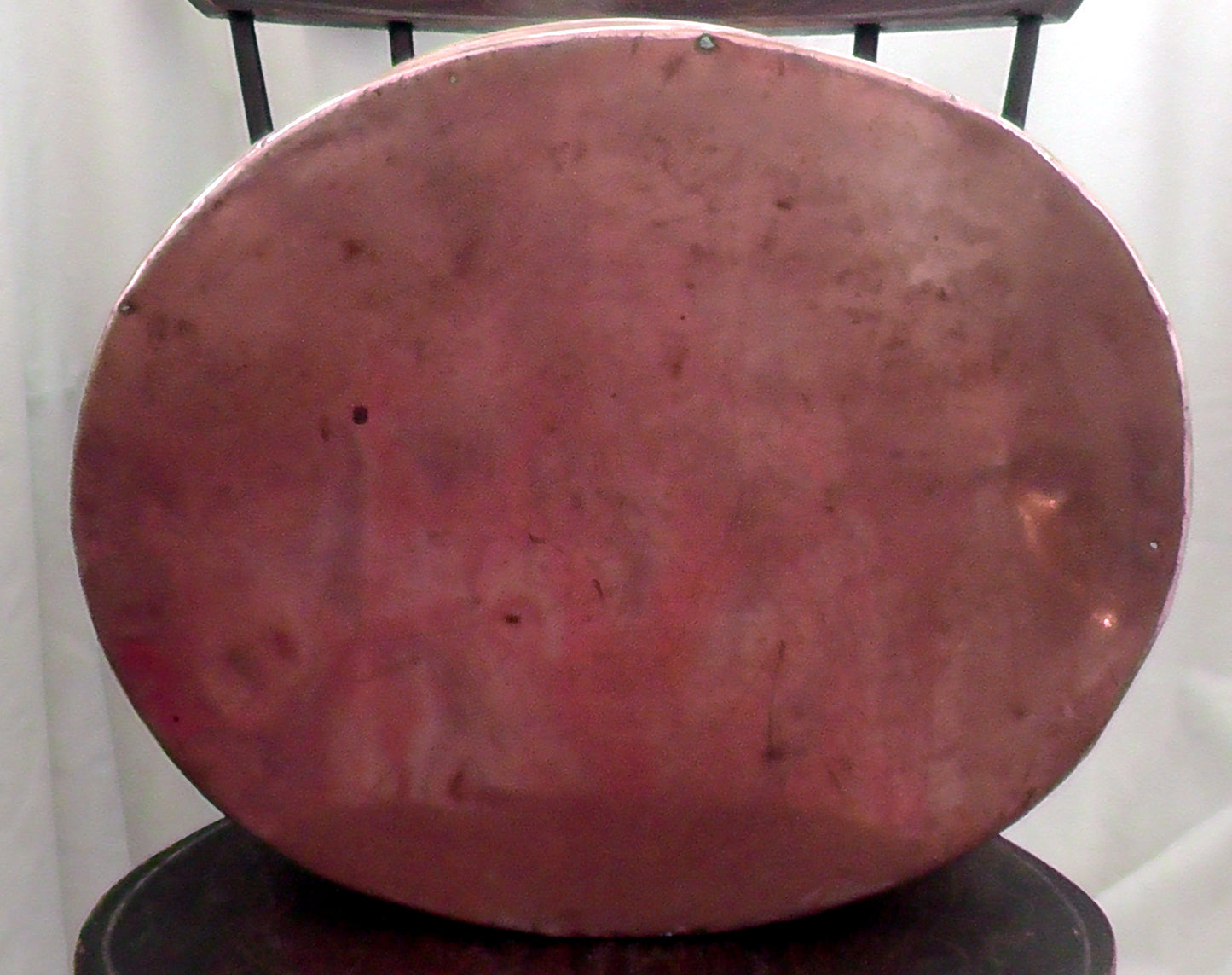 Edwardian Large Copper Oval Pan