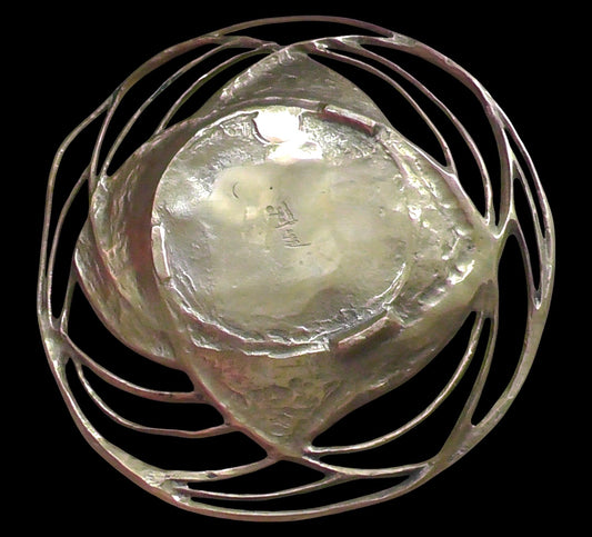 Mid-Century Modern Atelier Jesch Brutalist Bronze Bowl