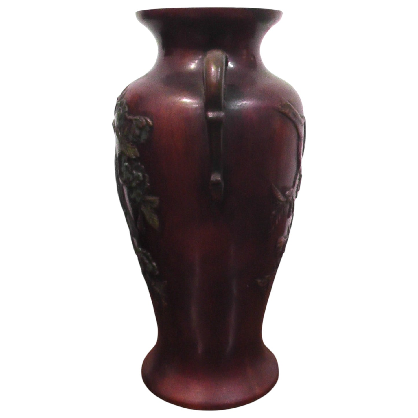 Pair of early 20th Century (Meiji Period) Bronze Vases
