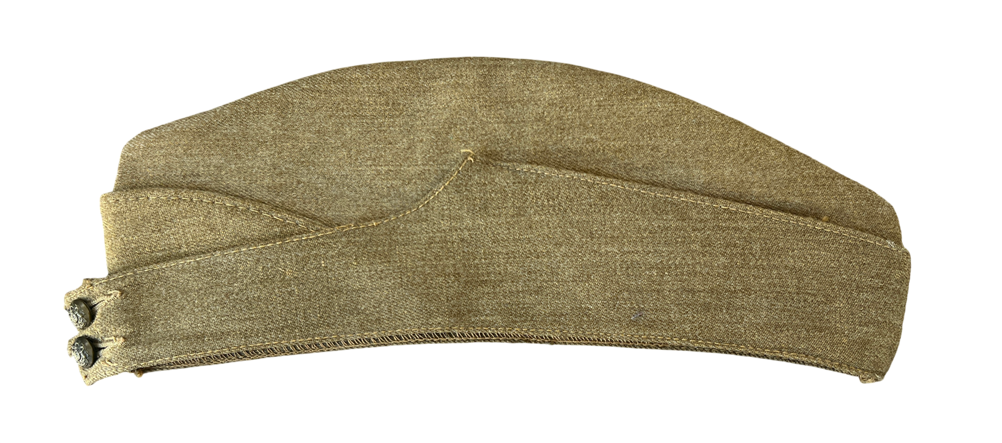 Rare Large Size WW2 British Army O.Rs Field Service Cap – 1943 Dated