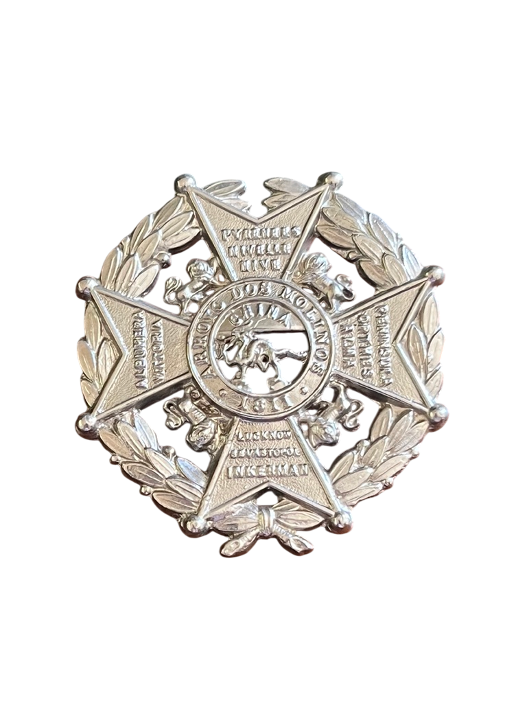 Victorian Border Regiment Other Ranks Helmet Plate Centre Badge Imperial 1881