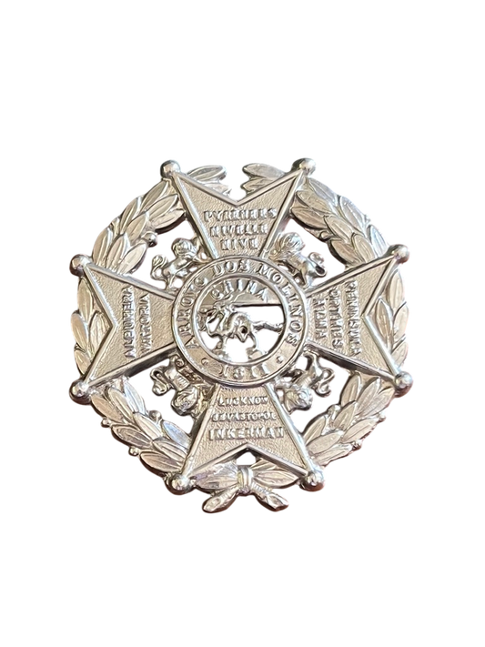 Victorian Border Regiment Other Ranks Helmet Plate Centre Badge Imperial 1881