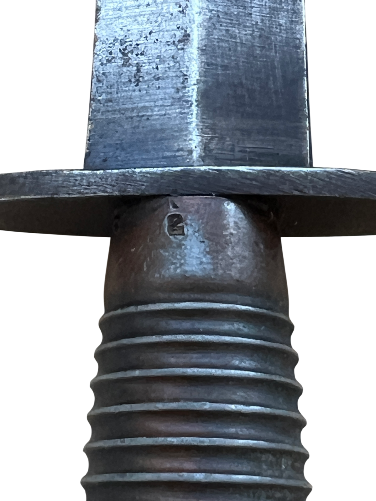 WWII British 3rd Pattern Fairbairn-Sykes Fighting Knife – Matching Double "2" Die-Cast Grip Mold Marks