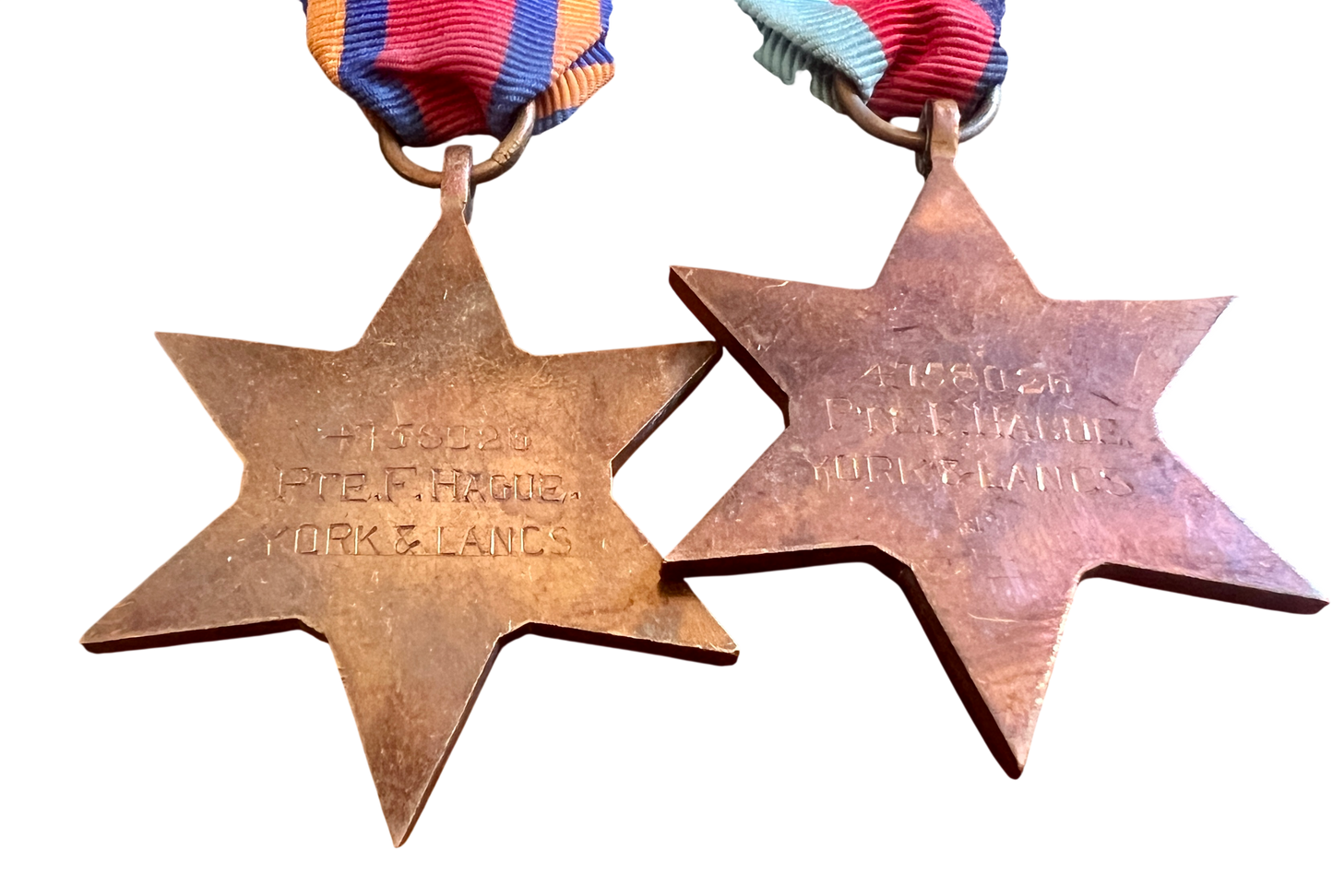 Unusual "Boots Named" WW2 4 Medal Group to 4758026 Pte F. Hauge, York & Lancs
