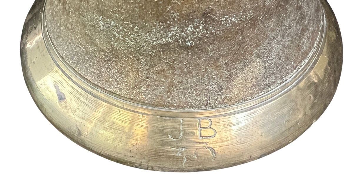 Rare, Fully Marked, WWII ARP Warden's Handbell by James Barwell Ltd. of Birmingham