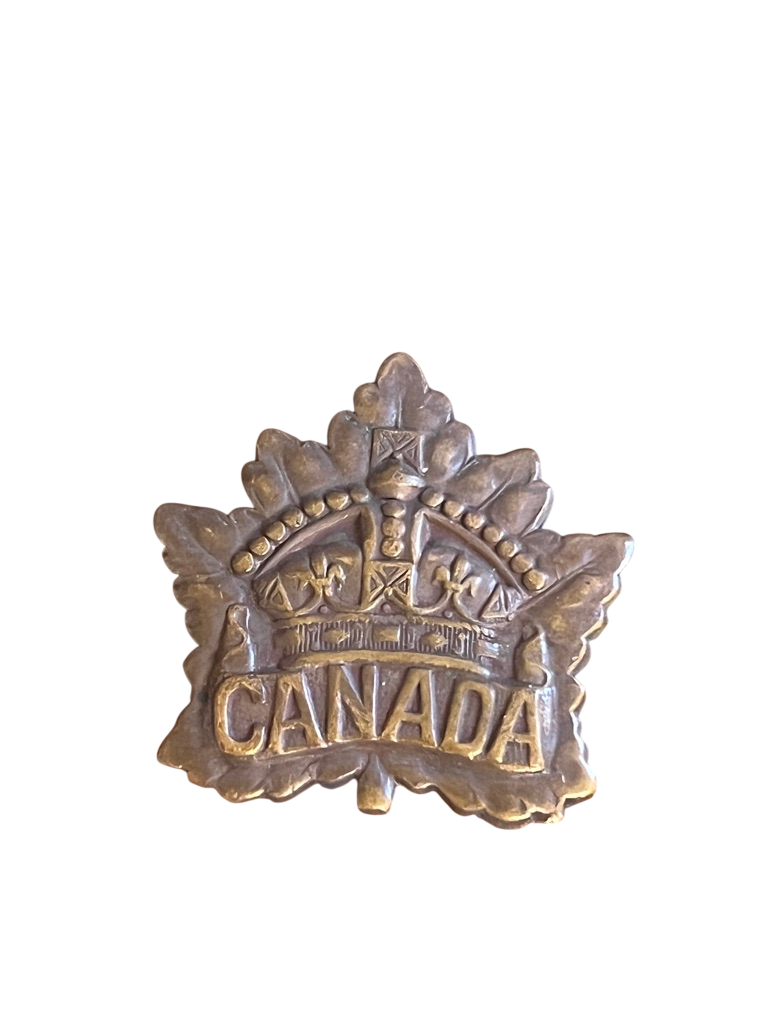 WWI Canadian Expeditionary Force (CEF) General Service Bronze Cap Badge