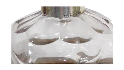 Silver Collared Waisted Four Column Glug Glug Decanter dates Chester 1899