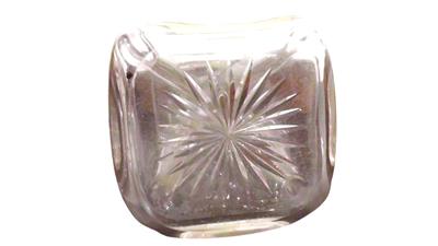 Silver Collared Waisted Four Column Glug Glug Decanter dates Chester 1899
