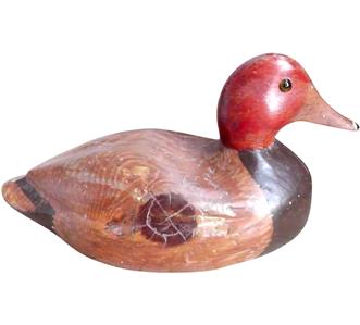 Vintage Wooden Duck Decoy