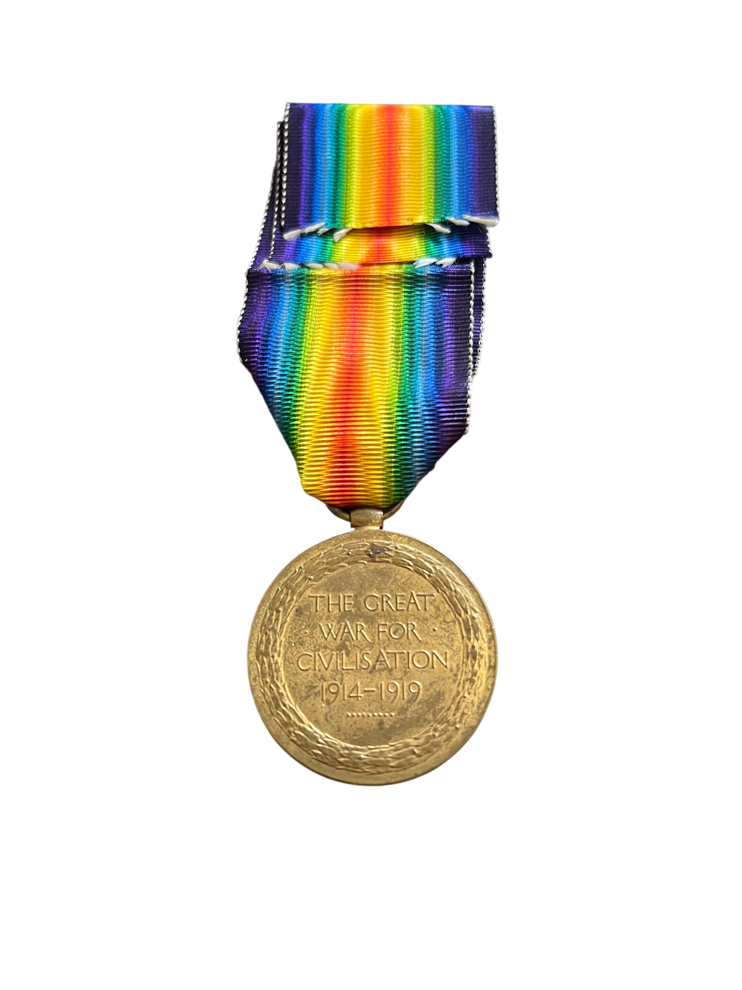 WW1 British Victory Medal to 243108 Pte G. W. J. Porter East Kent Regiment