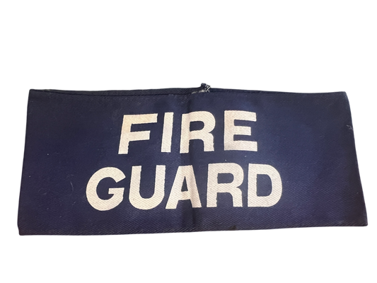 Original WWII British Home Front Fire Guard Armband (ARP Pattern 39) - 1943
