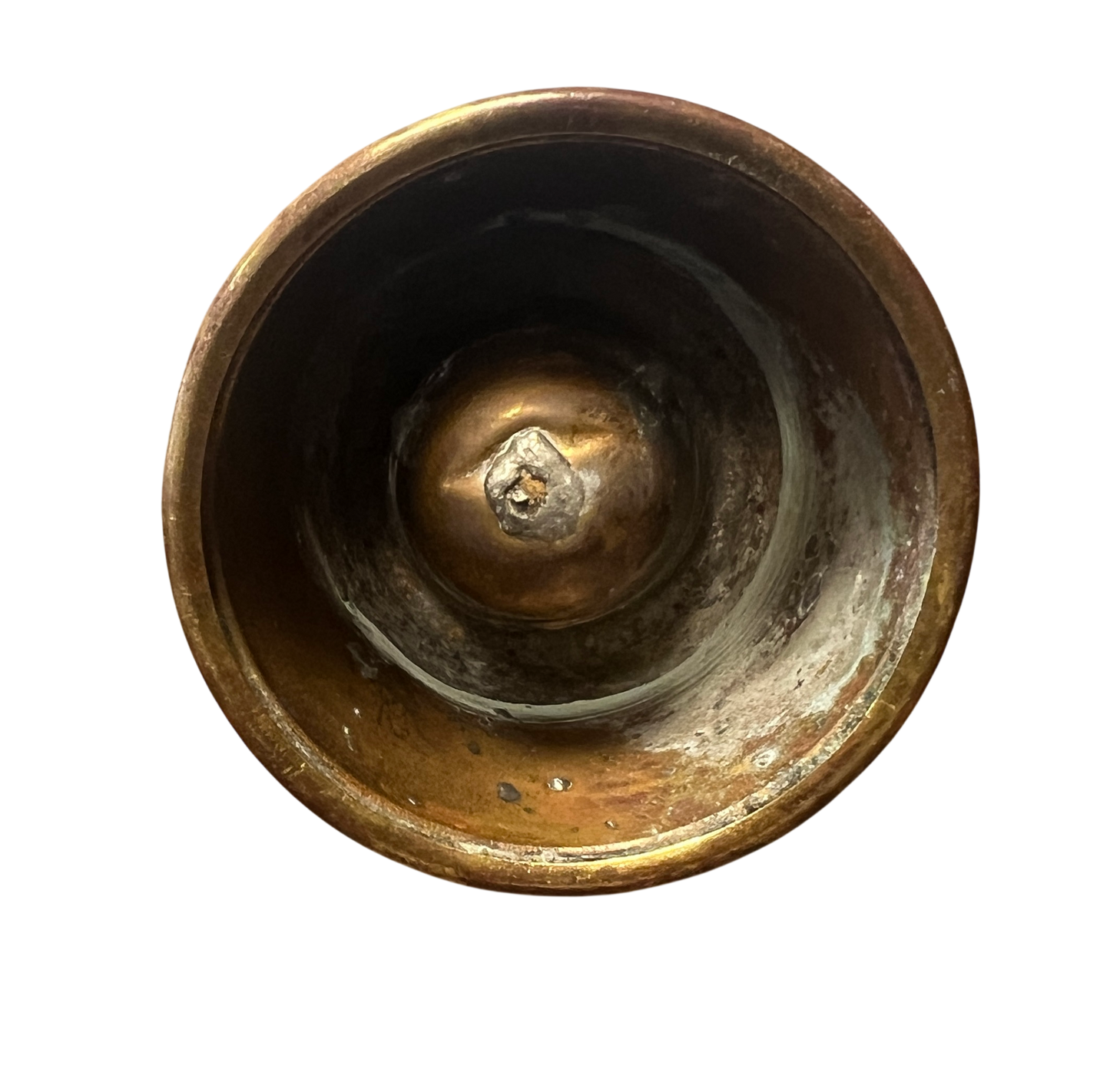 WWI British Royal Artillery Trench Art Brass Ashtray