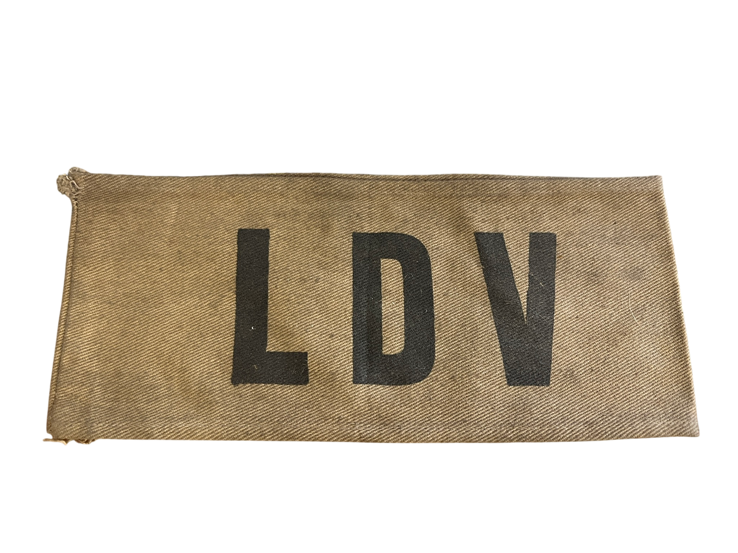 Original WWII British Home Guard LDV Armband - 1940 Local Defence Volunteers