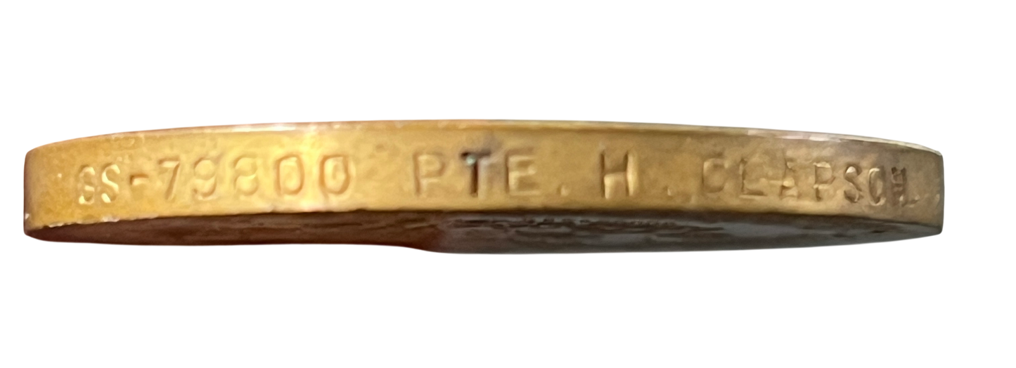 WW1 British Victory Medal to GS-79800 Pte H. Clapson Royal Fusiliers