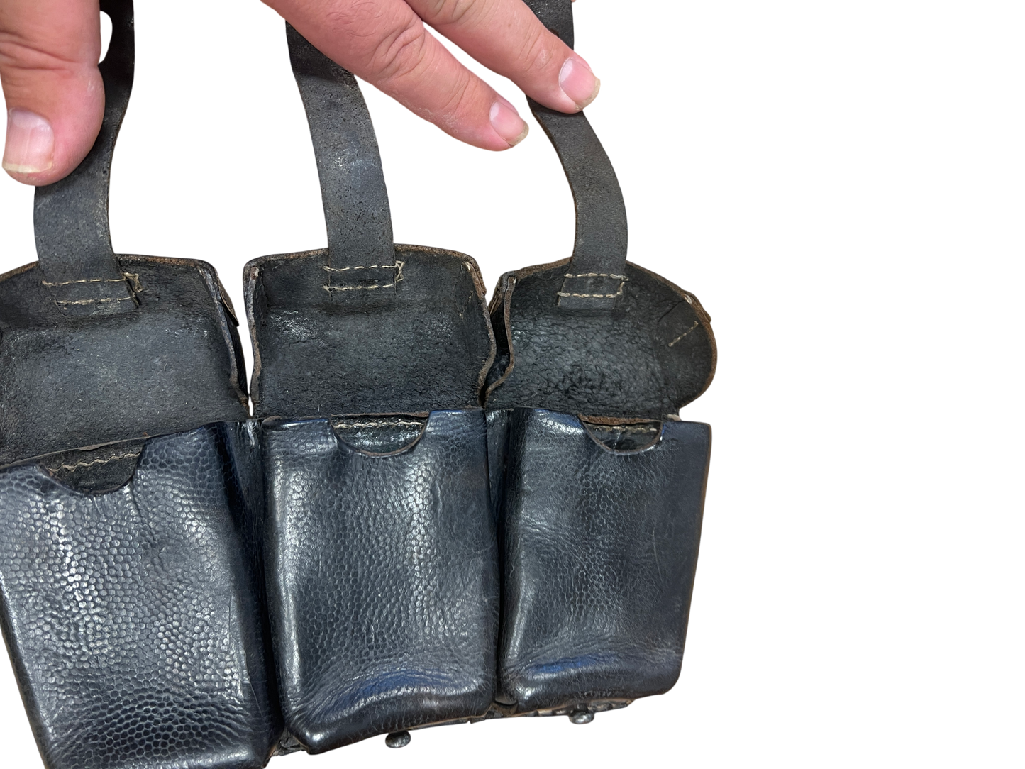 Original WWII German K98 Leather Ammo Pouch