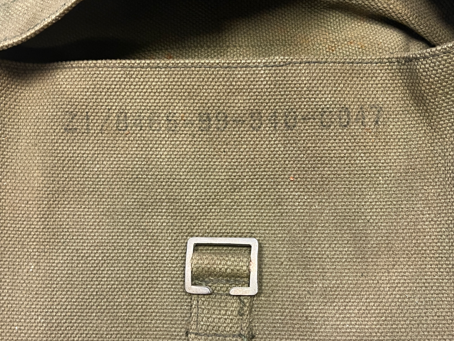 Genuine Post-War British Army 1937 Pattern Signals Satchel – M.E.Co. 1954
