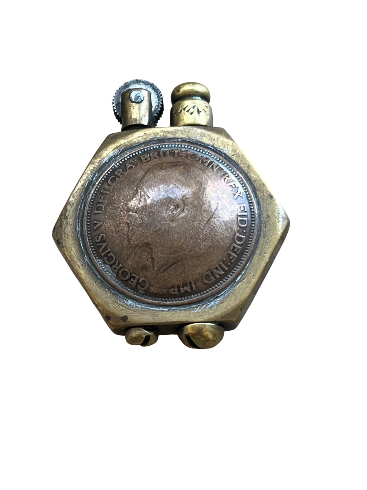 Authentic WWI Trench Art Pocket Lighter – 1918