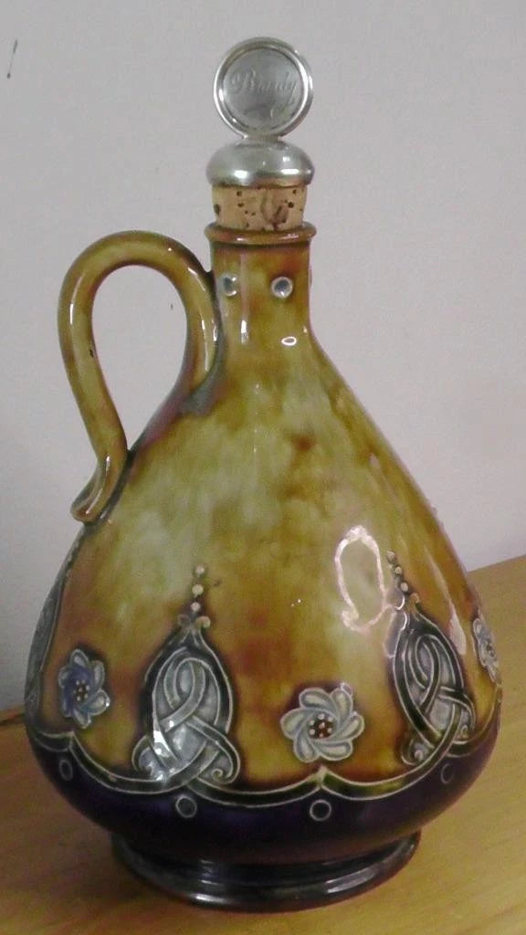 Royal Doulton Art Nouveau Flask/Flagon/Jug - Maud Bowden