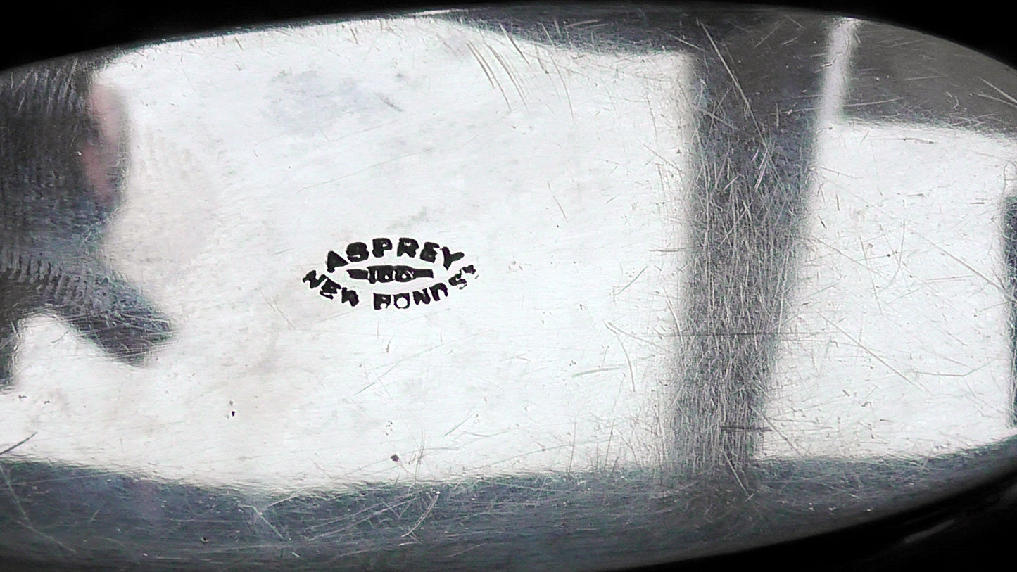 Asprey Silver Hip Flask dated 1896