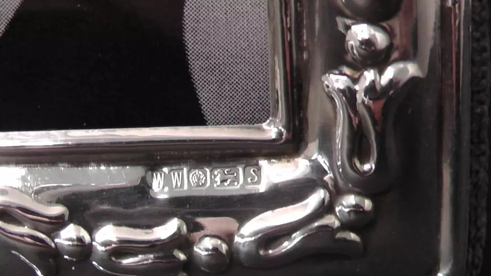 Solid Silver Photo/Picture Frame Size 5" x.3.5" inches