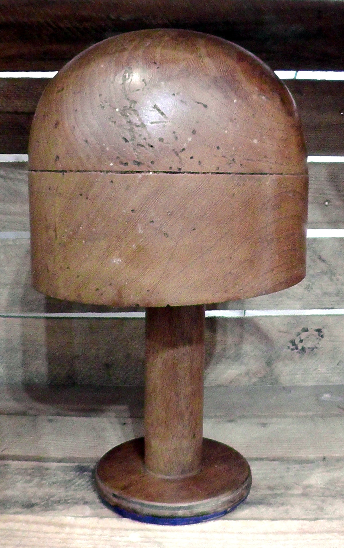 Antique Milliners Hat Mould Block/Haberdashery Shop Display