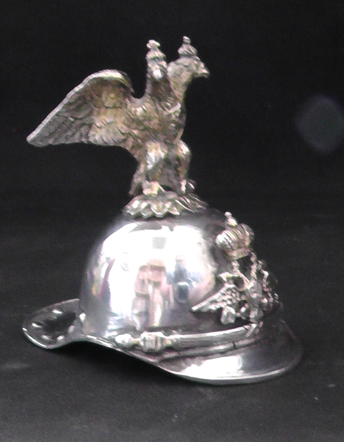 Imperial Russian Silver Vodka Cup in the form of a Helmet