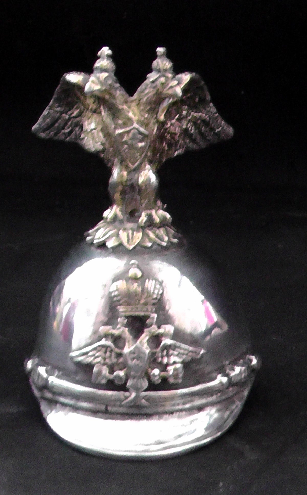 Imperial Russian Silver Vodka Cup in the form of a Helmet