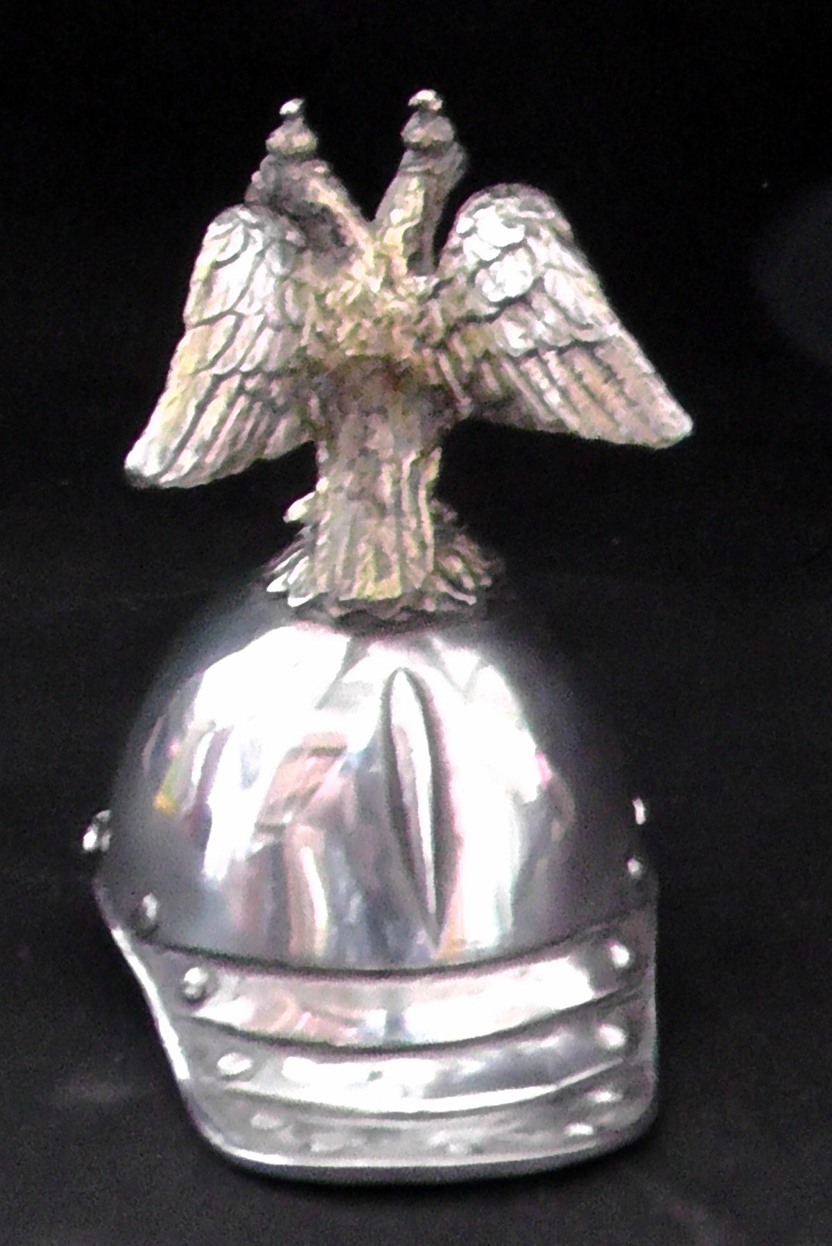 Imperial Russian Silver Vodka Cup in the form of a Helmet