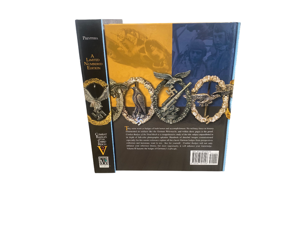 Combat Badges Of The Third Reich Volume 2: Luftwaffe by Stephen Thomas Previtera - A Signed Limited Numbered Edition Hardcover