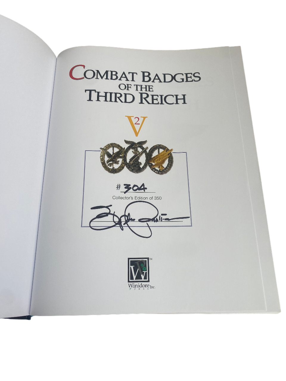 Combat Badges Of The Third Reich Volume 2: Luftwaffe by Stephen Thomas Previtera - A Signed Limited Numbered Edition Hardcover