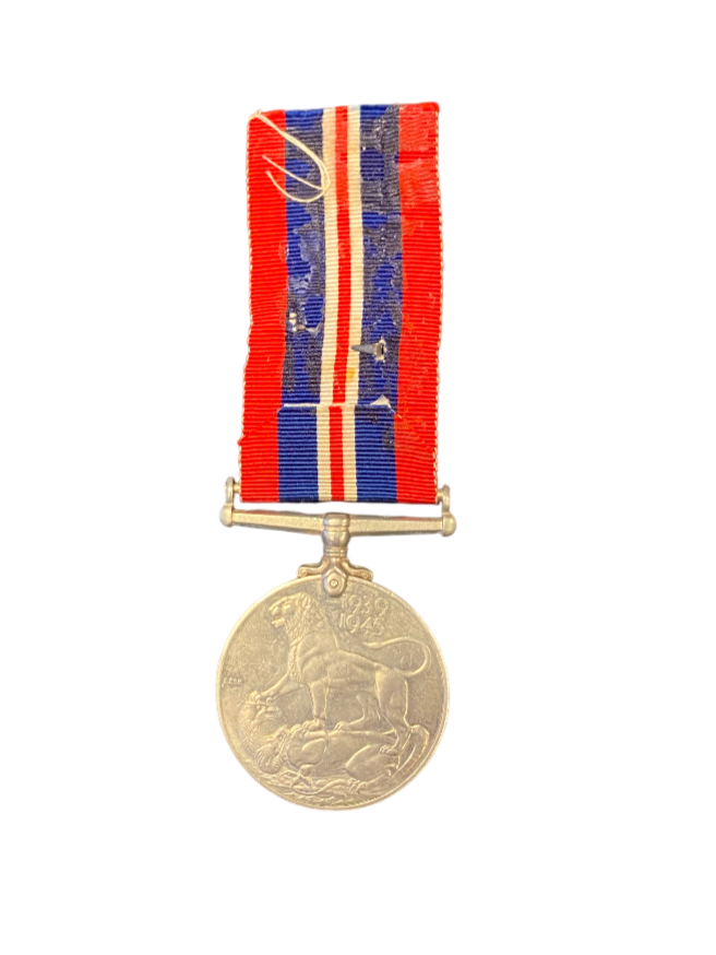 Original WW2 1939-1945 War Medal with Mentioned in Dispatches Loral Leaf