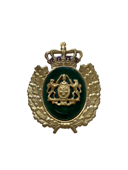 Vintage Obsolete Danish Police Officers Cap Badge