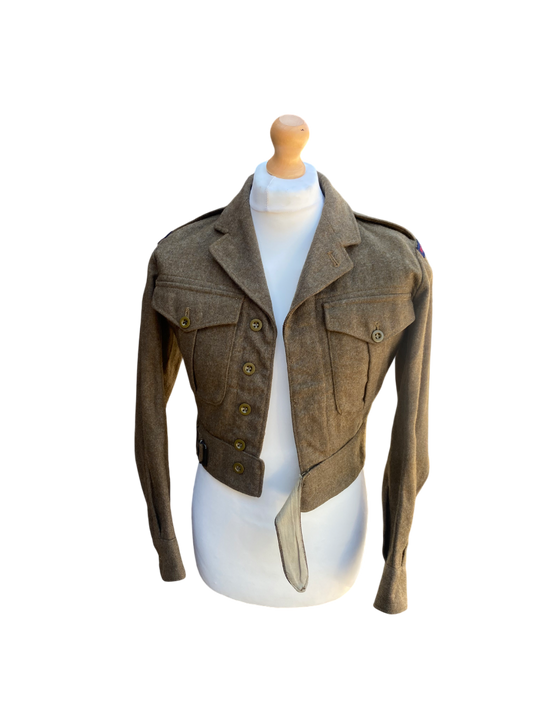 British 1949 Pattern Royal Artillery Battle Dress Jacket Dated 1955