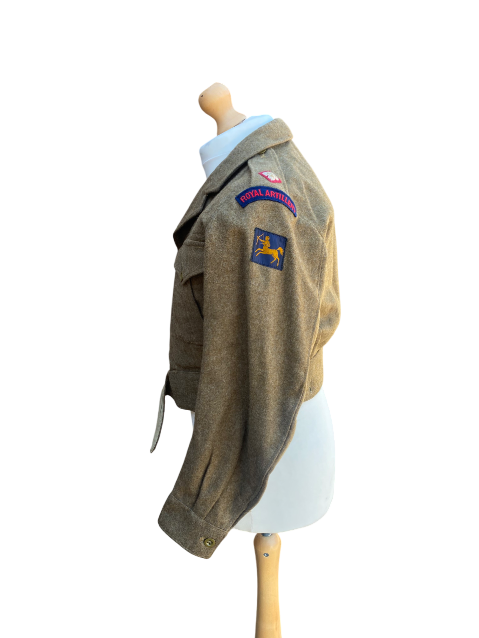 British 1949 Pattern Royal Artillery Battle Dress Jacket Dated 1955