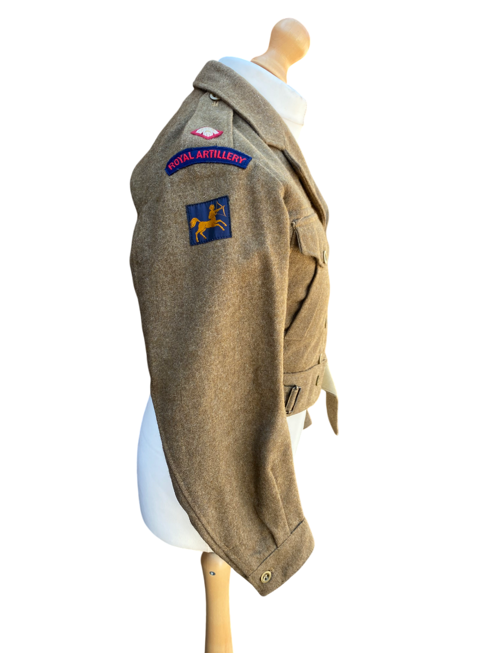 British 1949 Pattern Royal Artillery Battle Dress Jacket Dated 1955