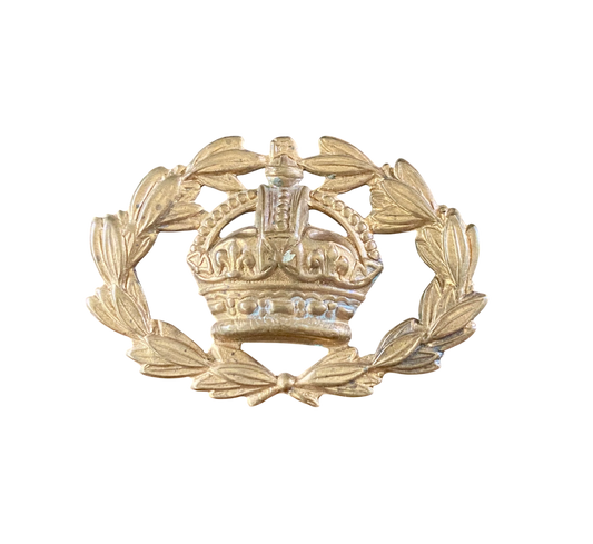 Warrant Officer 2nd Class (WO2) Brass Rank Badge - Kings Crown