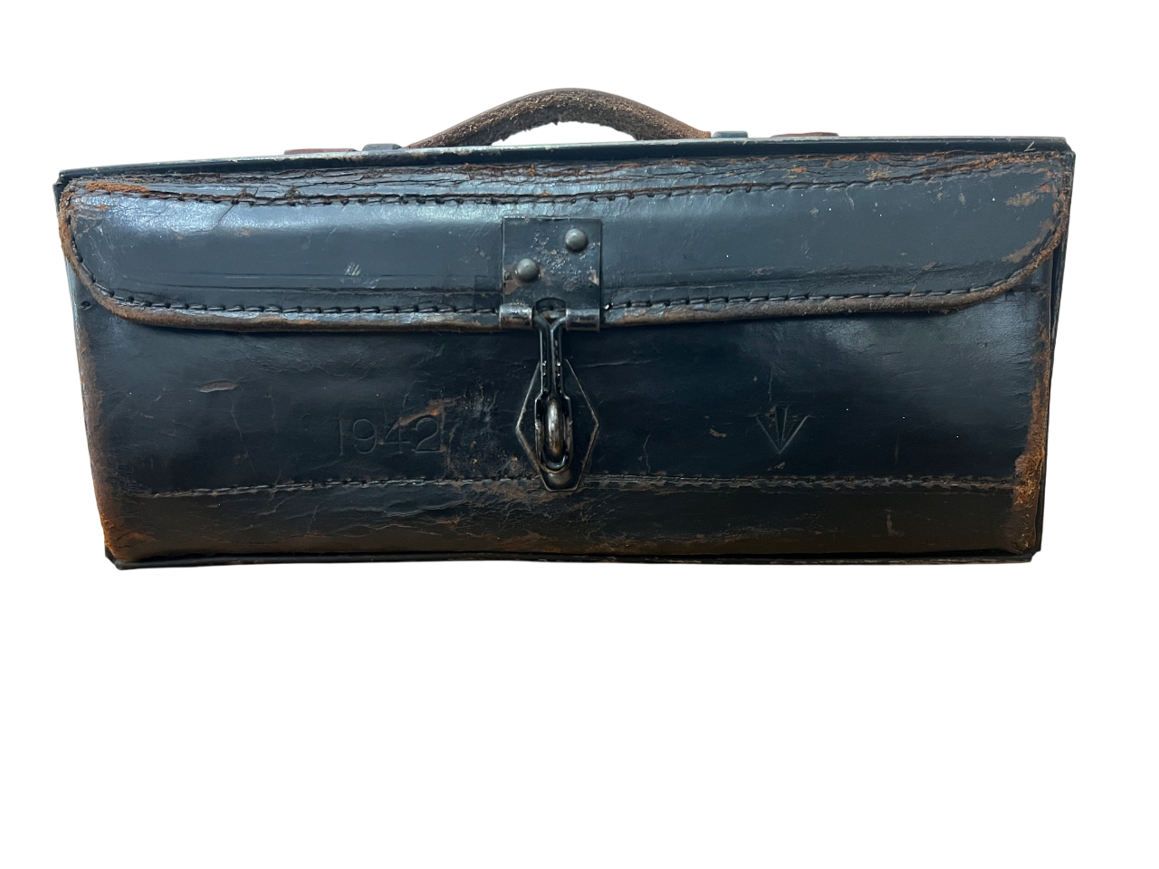 WW2 British Despatch Riders Pannier Tool Kit Box - Dated 1942