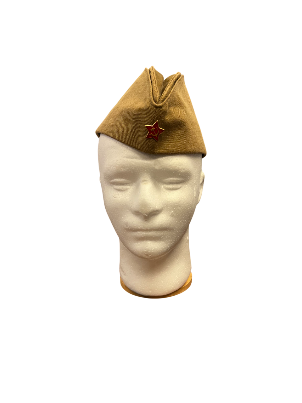 Vintage Cold War Era Soviet Army Pilotka Side Cap