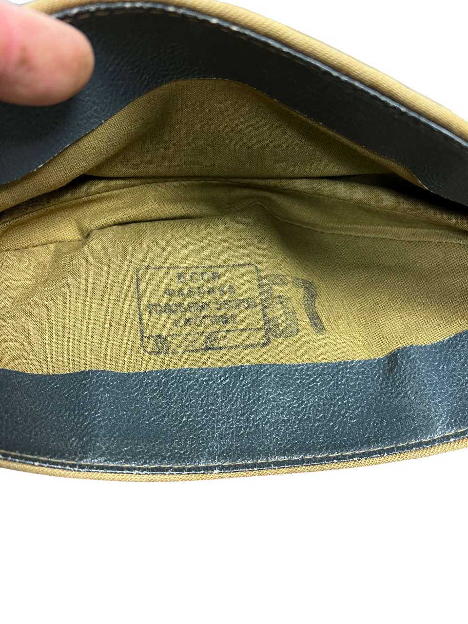 Vintage Cold War Era Soviet Army Pilotka Side Cap