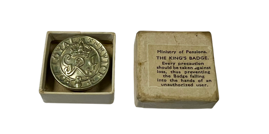 WW2 Kings Badge For Loyal Service in Original Box