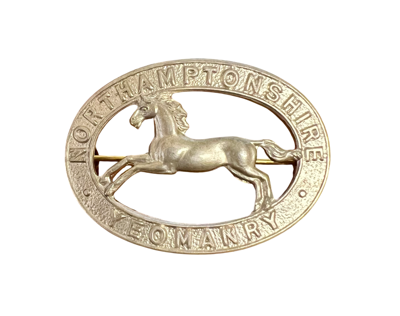 WW2 2nd Northamptonshire Yeomanry Cap Badge