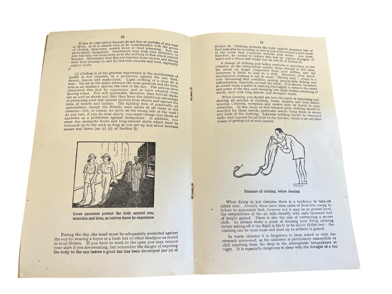 WW2 Air Ministry Pamphlet 160 - Health Hints for Warm Climates - Sept 1943